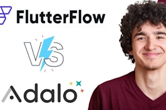 build a mobile app using flutterflow or adalo, no code tools