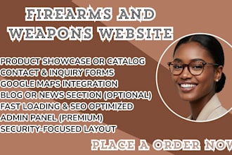 firearms website weapons website tactical gear website gun shop website