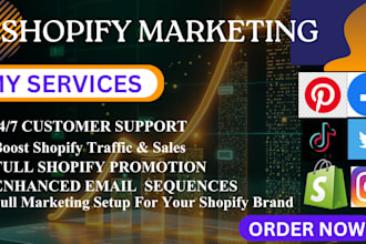 do shopify marketing to boost traffic, promotion, and sales