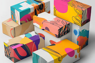 do amazon packaging box and label design for your product