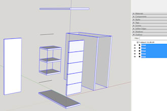 do mdf cutlists, material calculation, and DIY woodwork in autocad