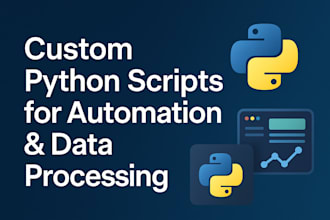 create a custom python script
