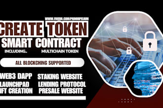 create staking contract web3 dapp memecoin tax token custom staking website sui