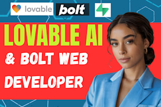 build web app website with lovable dev, bolt new ai, lovable