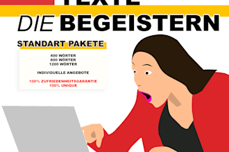 write creative content in german