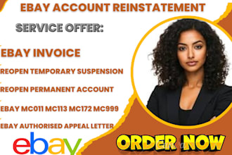 do reinstatement reopen mc011 mc113 mc172 ebay invoice etsy deactivated account