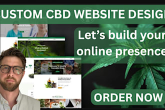 design cannabis website, cbd website, herb, hemp, thca website, tobacco website