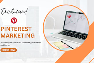 setup, optimize and do pinterest marketing, pins and boards to boost sales
