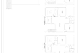draw 2d plans and 3d elevation