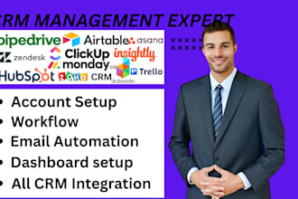 setup hubspot zoho monday trello asana pipedrive insightly zendesk