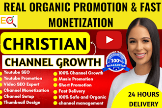usa christian youtube video promotion gospel songs seo fast channel monetization