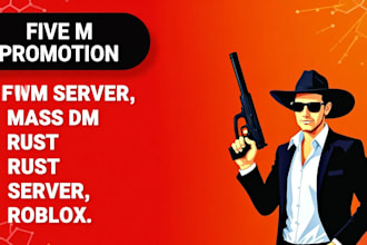 promote minecraft server fivem server dayz server rust to get active players