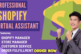 be your shopify manager shopify store manager shopify virtual assistant