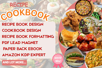 design cookbook recipe cookbook formatting cookbook writer recipe creation