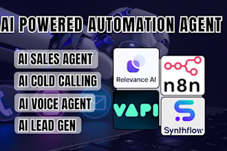 develop ai voice agent for business using vapi, relevance ai and n8n automation