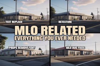 create and edit a fivem map, mlo, ymap of your choice