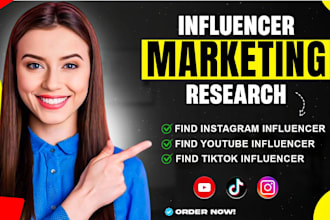 research best instagram influencer, youtube influencer list for your brand