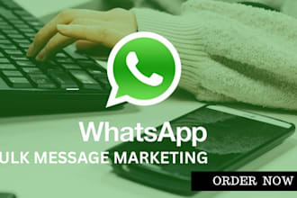do whatsapp bulk messaging,  API integration, ads and build chatbox ai