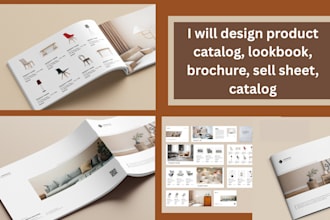 design product catalog brochure catalogue sale sheet lookbook booklet