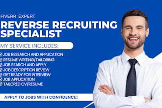 search and apply for remote job applications as a reverse recruiter