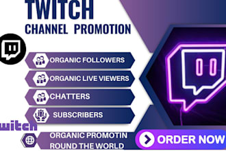 promote and bring the live viewers to your twitch channel