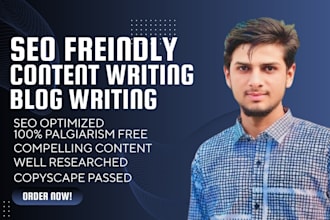 be your expert SEO content writer for blogs and articles
