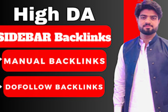build safe da 50 to 90 sidebar SEO backlinks from korean, thai, and indo sites