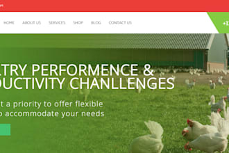 design poultry farm website dairy farm website cattle farm website