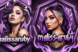 design animated twitch stream package twitch logo, alarts, clip, overlay, panels