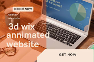 3d animated wix website interactive website 3d wix studio wix landing page