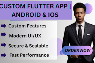 develop a high quality flutter mobile app for android and ios build ai saas app