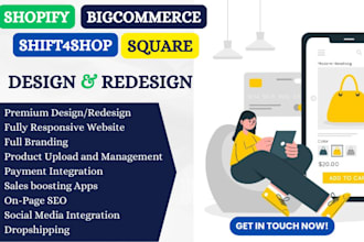 shopify website design bigcommerce square shift4shop website redesign shopify