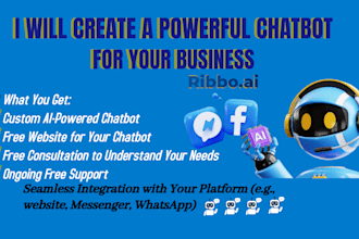 create a chatbot for facebook messenger, instagram, website using manychat