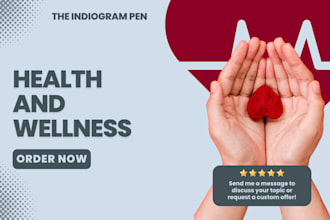 write health and wellness ebook holistic wellness mental health fitness journal