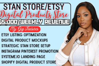 boost etsy sales guaranteed stan store digital products etsy shop marketing