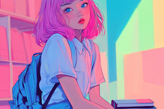 design anime, manga or game characters