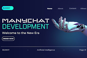 create chatbot for social media platforms using manychat, chatfuel, tidio