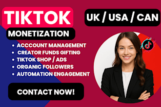 usa UK complete tiktok monetization organic in creator rewards program tiktok