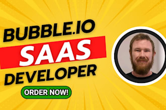 build saas landing page, dashboard, and web app using bubble io