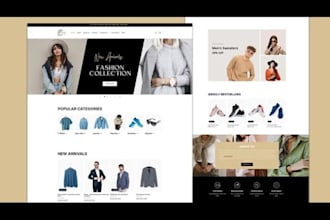 design hosting shopify clothing website getresponce landing page trendy design