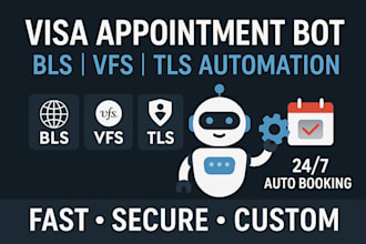 do visa booking bot, vfs bot, appointment bot bls tls, vfs appointment bot, vfs