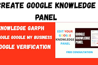 create a google knowledge panel or graph for any categories