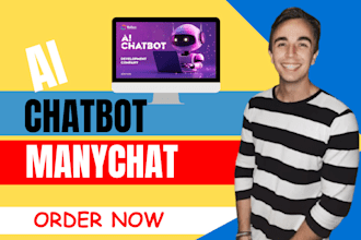 build expert ai chatbot for social media platforms with manychat