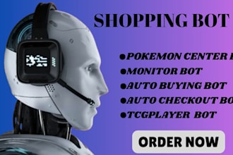 develop auto purchasing bot for amazon, walmart, ebay, facebook marketplace