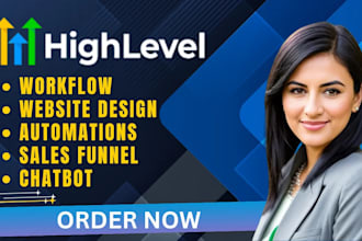 gohighlevel workflows, automations, sales funnel, website, chatbot
