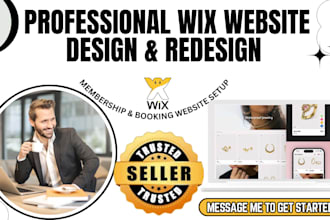 design or redesign a professional membership wix website for your business