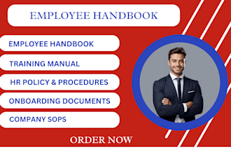 create employee handbooks, training manuals, and HR policy documents