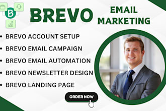 setup and design brevo email marketing campaigns, automation and newsletters