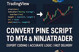 code and convert tradingview pine script to mt4 and ninjatrader