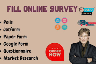create online survey, polls, market research, typeform, google form